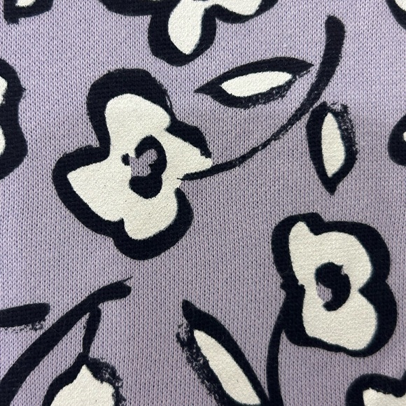 Free Assembly Girls Hooded Sweatshirt Zip-Up Jacket Purple Flowers XL‎ NWT - Picture 3 of 10